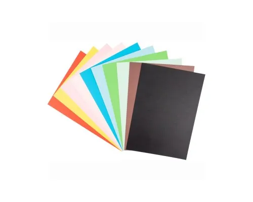 Кольоровий картон Kite двосторонній А4, 10 аркушів/10 кольорів (K22-255-1)