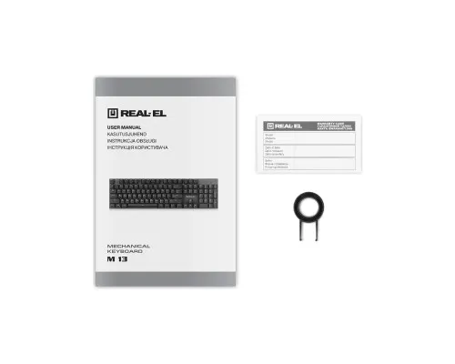 Клавіатура REAL-EL M 13 Grey