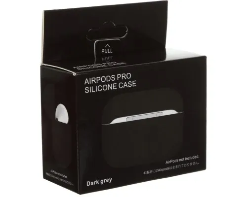 Чохол для навушників Armorstandart Ultrathin Silicone Case для Apple AirPods Pro Dark Grey (ARM55961)