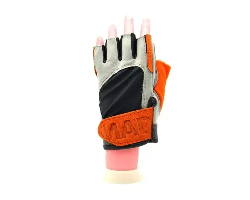 Рукавички для фітнесу MadMax MFG-850 Crazy Grey/Orange XXL (MFG-850_XXL)