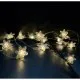 Гірлянда Chomik Сніжинки струна 2,2 м, 20 LED теплий білий, 2АА (5900779854208)