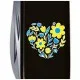Ніж Victorinox Spartan Ukraine 91 мм Чорний Квіткове серце (1.3603.3_T1246u)