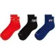 Шкарпетки Nike U NK EVERYDAY PLUS CUSH ANKLE DH3827-905 34-38 3 пари Чорний/Синій/Червоний (196147075251)