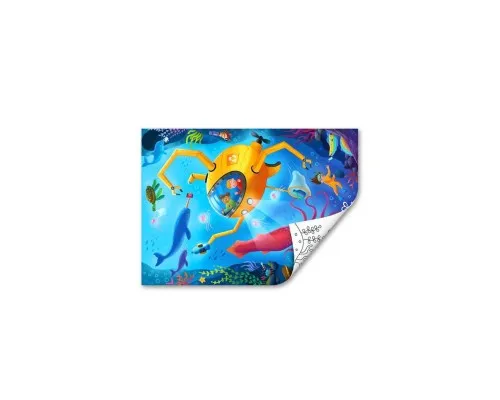 Пазл Hape Океан з розмальовкою (E1643)