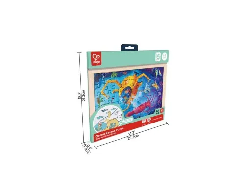 Пазл Hape Океан з розмальовкою (E1643)