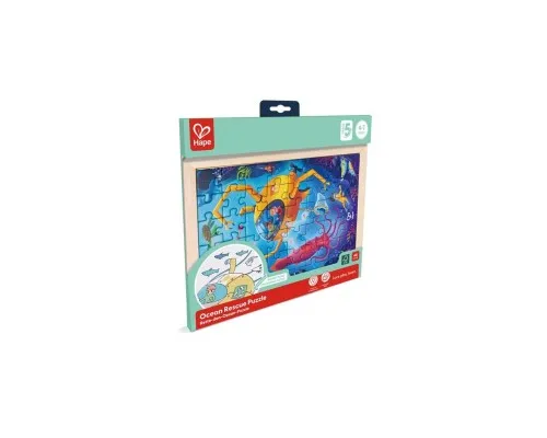 Пазл Hape Океан з розмальовкою (E1643)