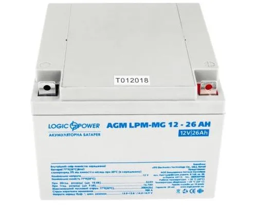 Батарея до ДБЖ LogicPower LPM MG 12В 26Ач (6557)