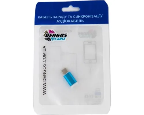 Переходник micro-USB -Type C Dengos (ADP-007)