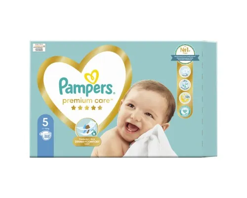 Подгузники Pampers Premium Care Junior Размер 5 (11-16 кг), 88 шт (4015400541813)