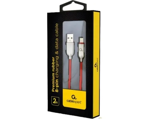 Дата кабель USB 2.0 AM to Lightning 2.0m Cablexpert (CC-USB2R-AMLM-2M-R)
