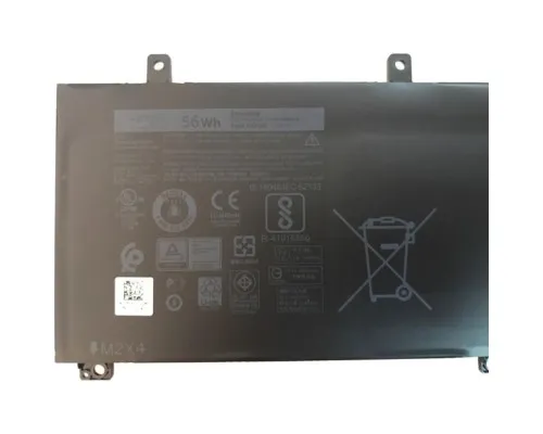 Акумулятор до ноутбука Dell XPS 15-9560 (short) H5H20, 56Wh (4649mAh), 3cell, 11.4V, Li- (A47314)