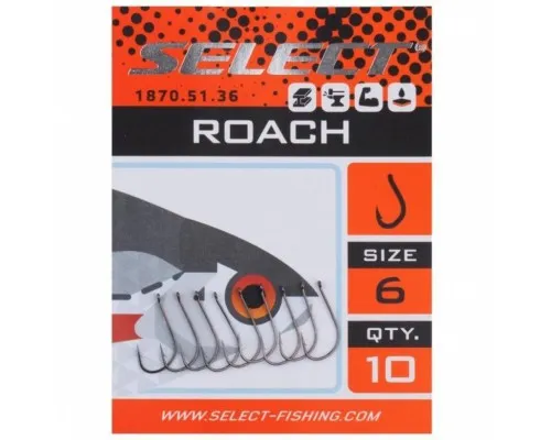 Крючок Select Roach 14 (10 шт/уп) (1870.51.32)