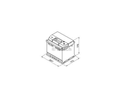 Акумулятор автомобільний Bosch 52А (0 092 S50 010)
