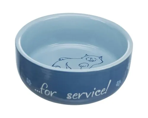 Посуд для котів Trixie "Thanks for Service" 300 мл/11 см (4011905247939)