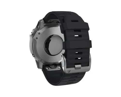 Ремешок для смарт-часов Armorstandart Silicone 22mm для Garmin Fenix 5/6 Black (ARM60796)