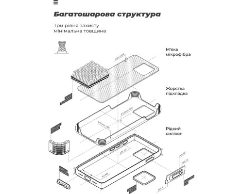 Чохол до мобільного телефона Armorstandart ICON Case Xiaomi Redmi 10 5G/11 Prime 5G/Note 11E 5G Blue (ARM61852)