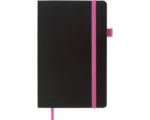 Книга записная Buromax Concept 125x195 мм 96 листов в точку обложка из искусственной кожи Розовая (BM.291362-10)
