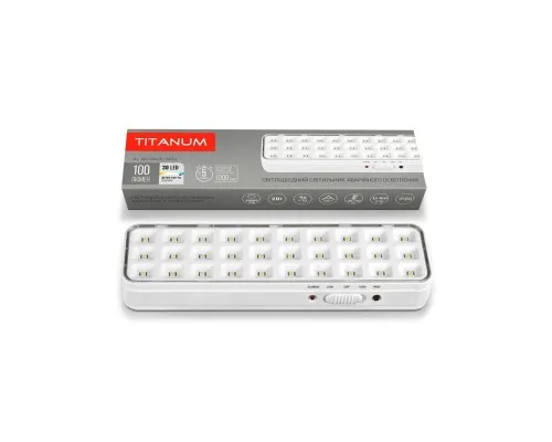 Светильник TITANUM LED аварійний 30 LED 6500K (TL-EM1106)