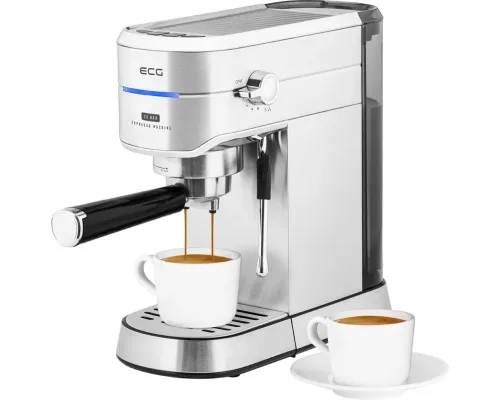 Ріжкова кавоварка еспресо ECG ESP 20501 Iron (ESP20501 Iron)