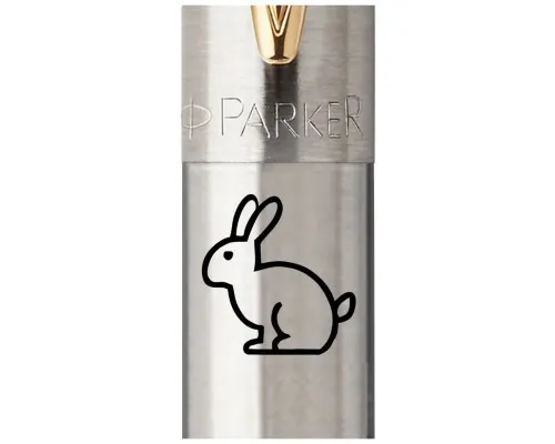 Ручка кулькова Parker JOTTER 17 ZODIAC SS GT BP Чорний Кролик (16032_Z204b)