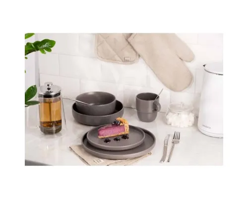 Тарілка Ardesto Trento Soup 21,5 см Grey (AR2921TG)