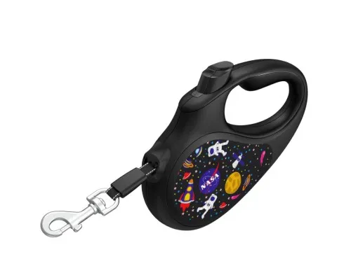 Поводок для собак WAUDOG R-leash NASA светоотражающая лента S 5 м (8124-0047-01)