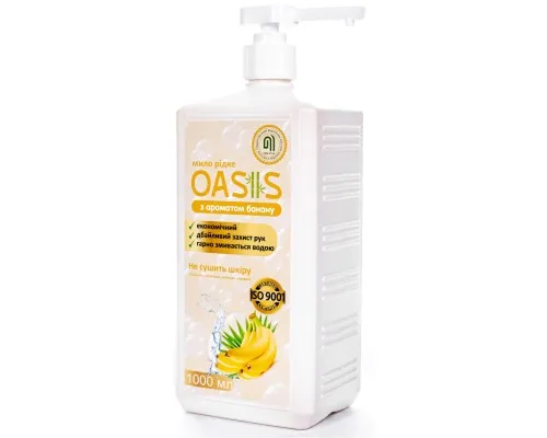 Жидкое мыло Nata Group Oasis С ароматом банана 1000 мл (4823112601127)