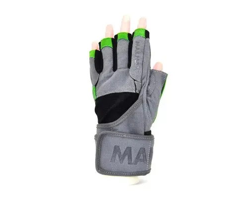 Перчатки для фитнеса MadMax MFG-860 Wild Grey/Green L (MFG-860_L)