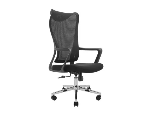 Офисное кресло Richman Этер Хром M-1 (Tilt) Сетка черная (ADD0003209)