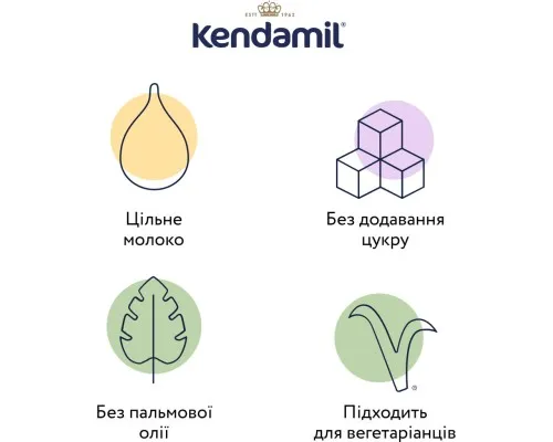 Дитяча каша Kendamil Молочна з овочами з 6 місяців 150 г (92000009)