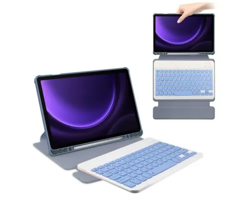 Чохол до планшета BeCover Keyboard 360° Rotatable Samsung Tab S9 (SM-X710/SM-X716)/S9 FE (SM-X510/SM-X516B) 11.0 Purple (710431)