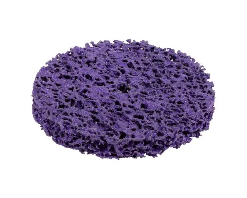 Круг зачистний Sigma з нетканого абразиву (корал) 100мм без тримача фіолетовий твердий (9175661)