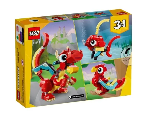 Конструктор LEGO Creator Красный Дракон 149 деталей (31145)