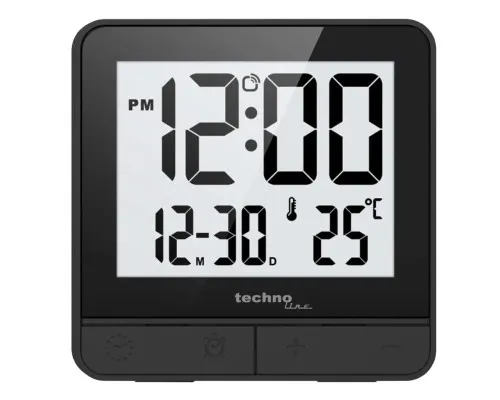 Настольные часы Technoline WT375 Black (DAS302469)