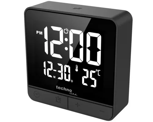 Настільний годинник Technoline WT375 Black (DAS302469)