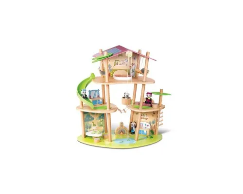 Ігровий набір Hape Ляльковий будинок Панди дерев'яний (E3413)