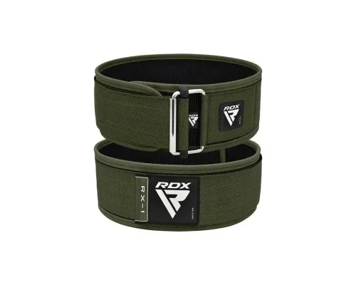 Атлетичний пояс RDX RX1 Weight Lifting Belt Army Green XL (WBS-RX1AG-XL)