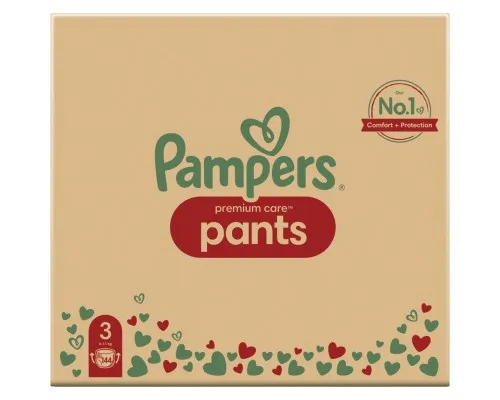 Подгузники Pampers Premium Care Pants размер 3 (6-11 кг) 144 шт (8006540490891)