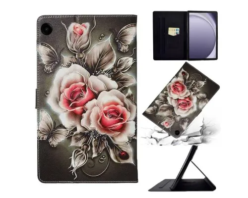 Чохол до планшета BeCover Smart Case Samsung Tab A9 SM-X115 8.7" Black Rose (711266)