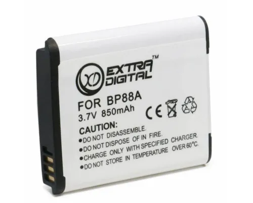 Акумулятор до фото/відео Extradigital Samsung BP88A (DV00DV1374)