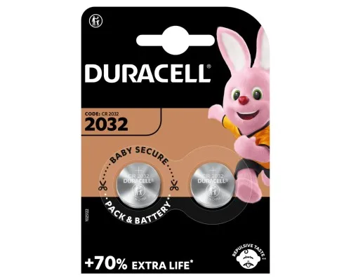 Батарейка Duracell CR 2032 / DL 2032 * 2 (5007659)