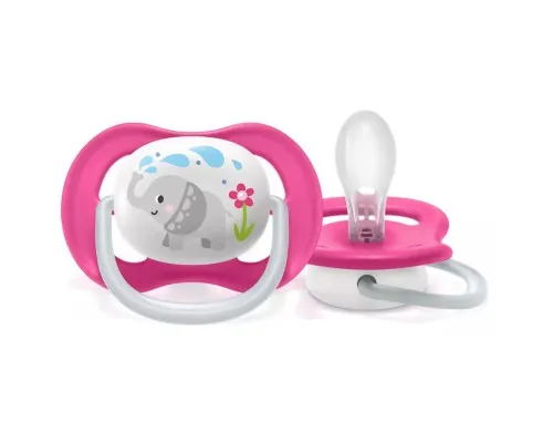 Пустышка Philips AVENT Ultra Air Animal для девочек 6-18 мес (SCF080/08)