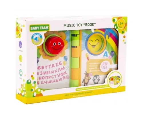 Розвиваюча іграшка Baby Team музична Книжка (8632)