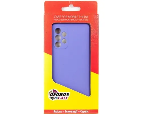 Чохол до мобільного телефона Dengos Carbon Samsung Galaxy A32 (purple) (DG-TPU-CRBN-120)