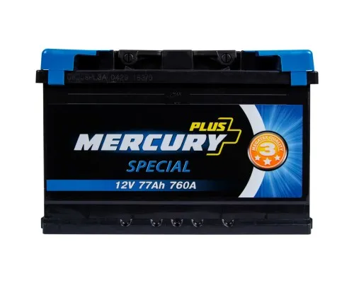 Акумулятор автомобільний MERCURY battery SPECIAL Plus 77Ah (P47291)