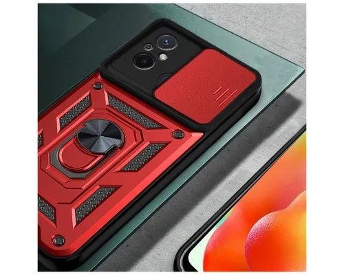 Чохол до мобільного телефона BeCover Military Xiaomi Redmi 12C Red (709168)