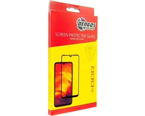 Скло захисне Dengos Full Glue iPhone 14 Pro Max (TGFG-270)