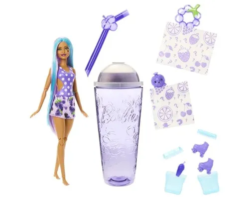 Лялька Barbie Pop Reveal серії Соковиті фрукти – виноградна содова (HNW44)