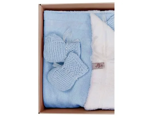Набор детской одежды Прованс Набор для новорожденных Голубой 3 единицы (плед, человечек (4823093427938)