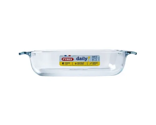 Форма для випікання Pyrex Daily прямокутна 31 х 20 х 6 см 1.8 л (230B000/3646)